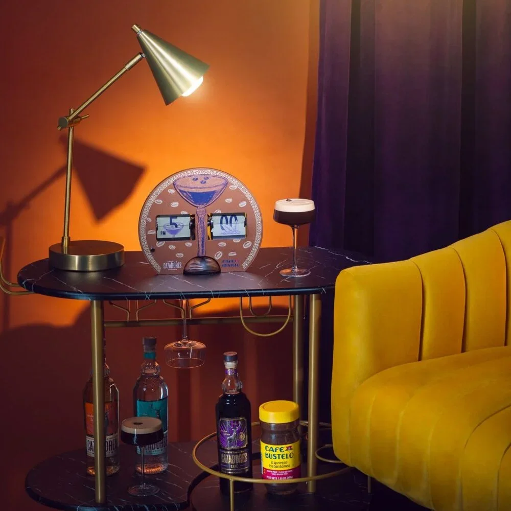 CAZADORES x Café Bustelo Limited Edition Café O'Clock Coffee Lovers Clock